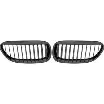 BMW 6-Serie E63/E64 04-10 Enkelribbad Blanksvart Sportgrill / Njurar Performance-Look DIEDERICHS